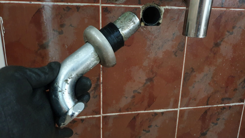 배수관 분리 모습