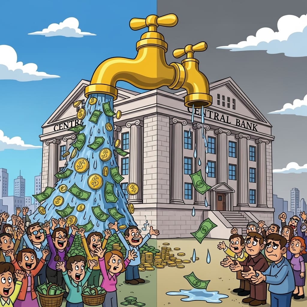 기준금리, 돈의 값, 돈의 수도꼭지