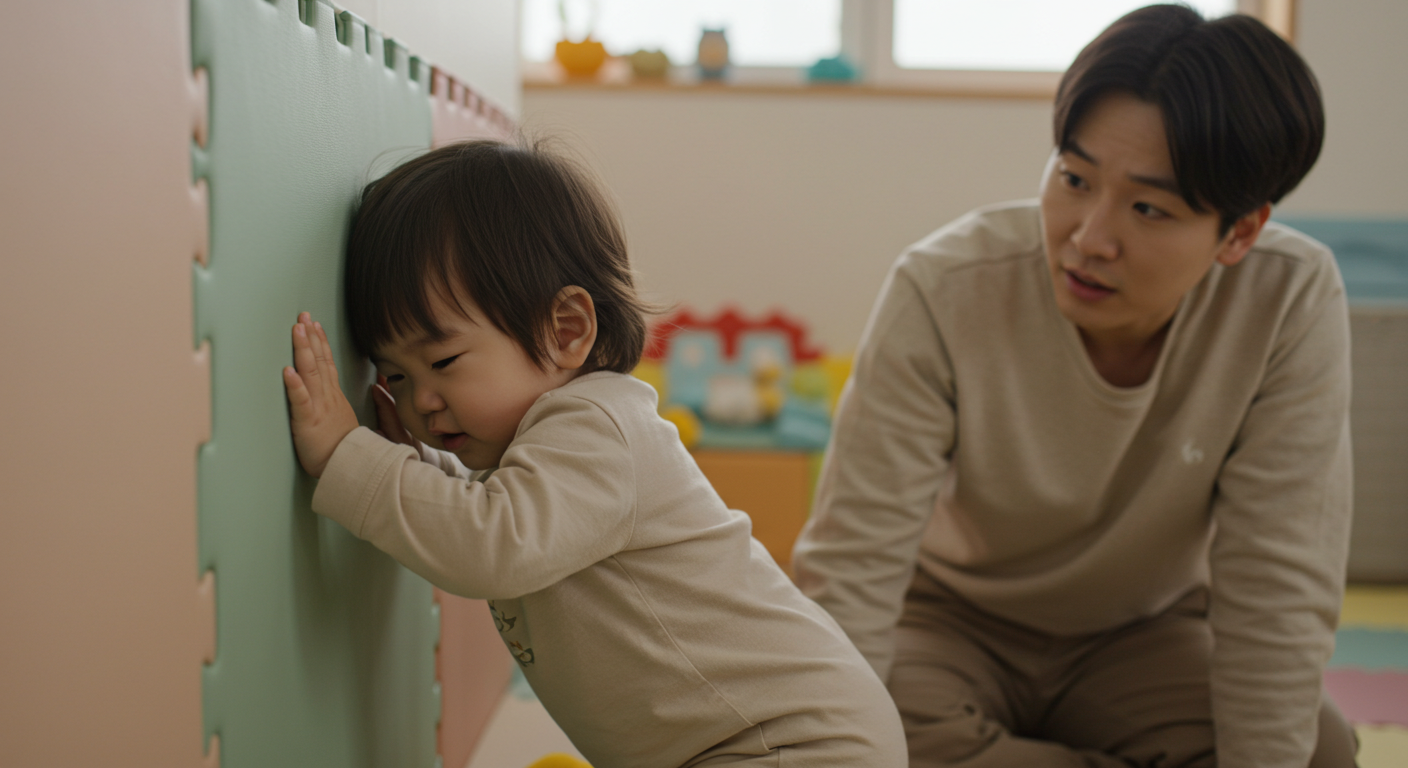 아기머리박기, 영유아발달