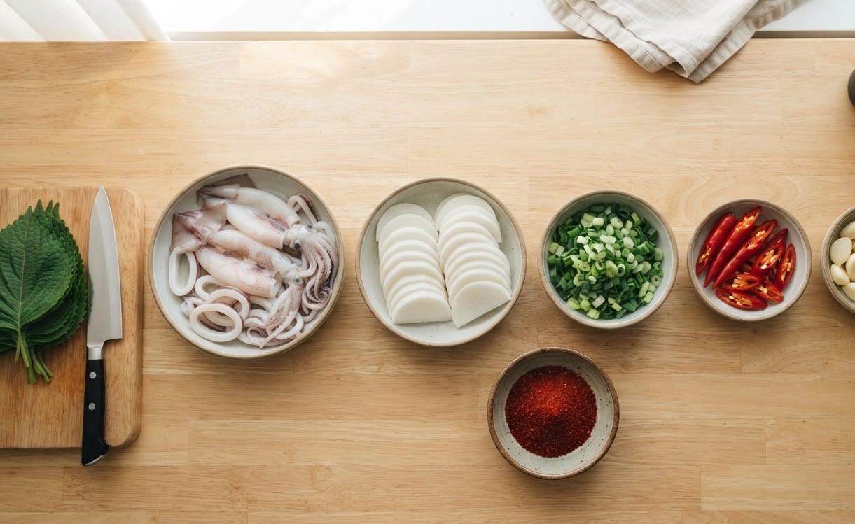 칼칼한오징어무국황금레시피양념