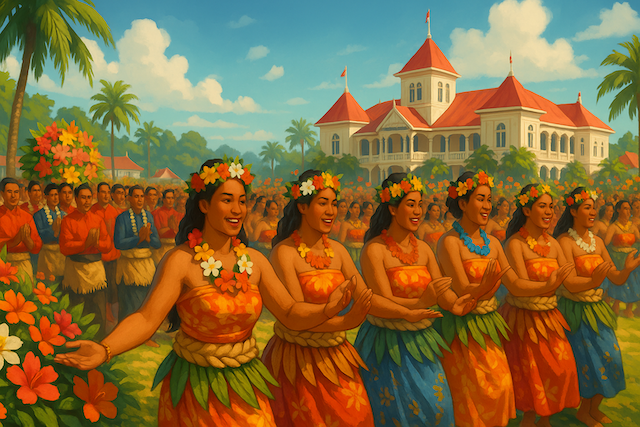 신들의 축복이 머무는 곳 통가의 하일라 축제 (왕실문화,전통춤,정체성)