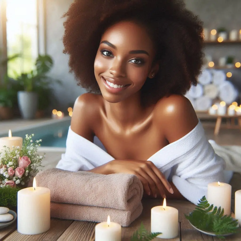 피부,체형관리 샵 배경