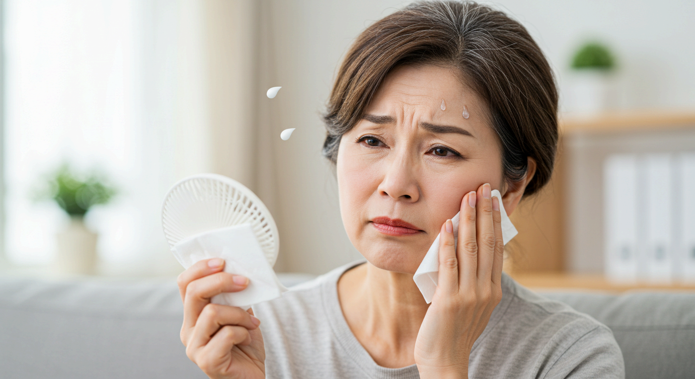 갱년기 안면홍조 증상과 치료법 (+ 갱년기 안면홍조에 좋은 건강식품)