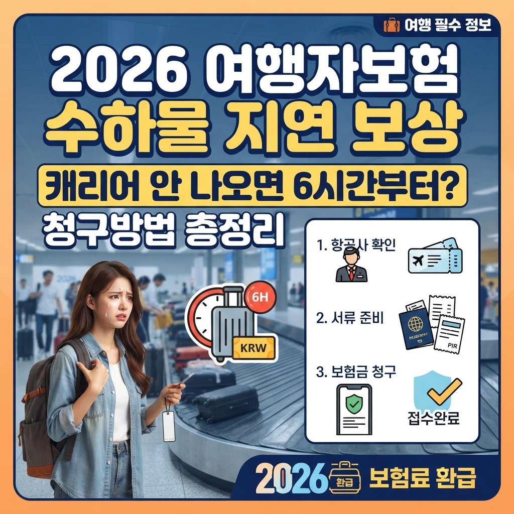 해외 여행자보험 추천 비교 가입 보상금 확인하기