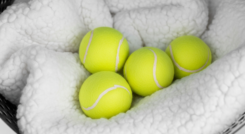 건조기 활용 팁 (테니스 공/울 볼)