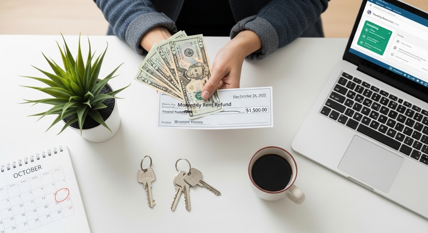 자리톡 월세 환급 신청 방법