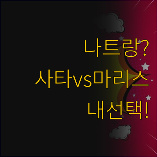나트랑 숙소 비교 사타 호텔 vs 마..
