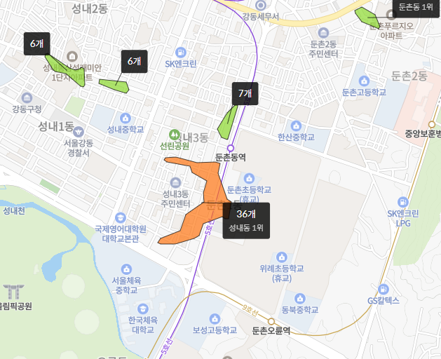 학원가
