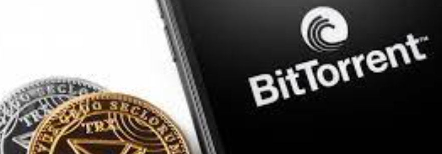 비트토렌트 로고와 금색 은색 코인