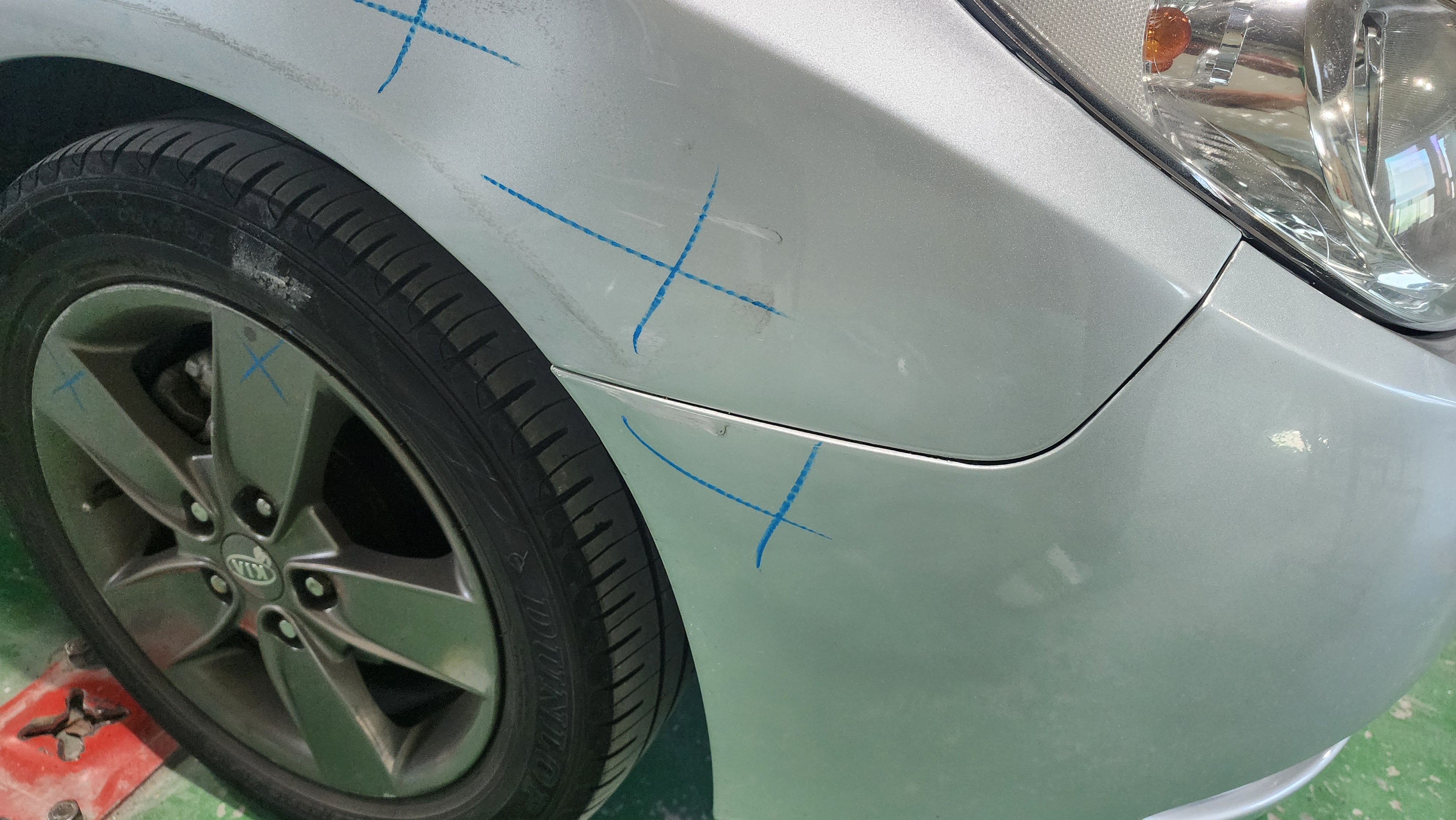 앞 범퍼, 앞 휀다