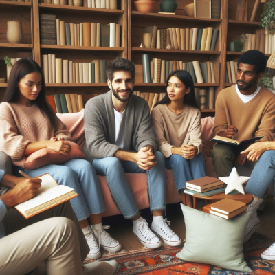 꿈을 상징하는 물건들이 방을 장식하고 있으며, 사람이 편안하게 잠들어 있다.