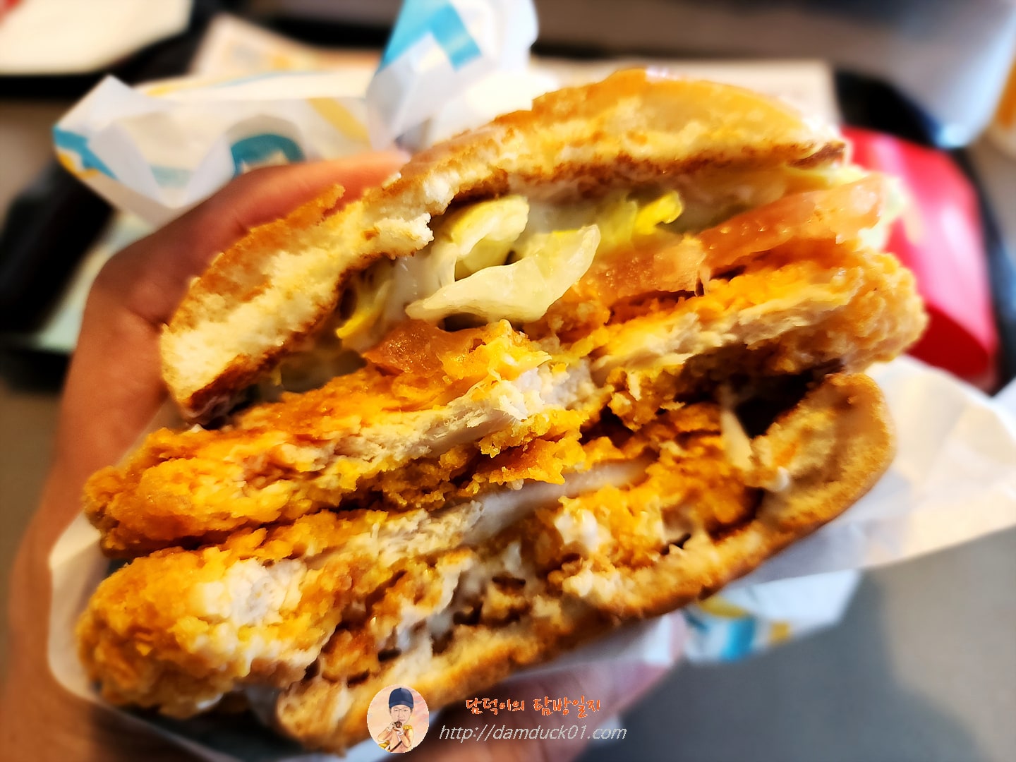 더블 맥스파이시 상하이 버거