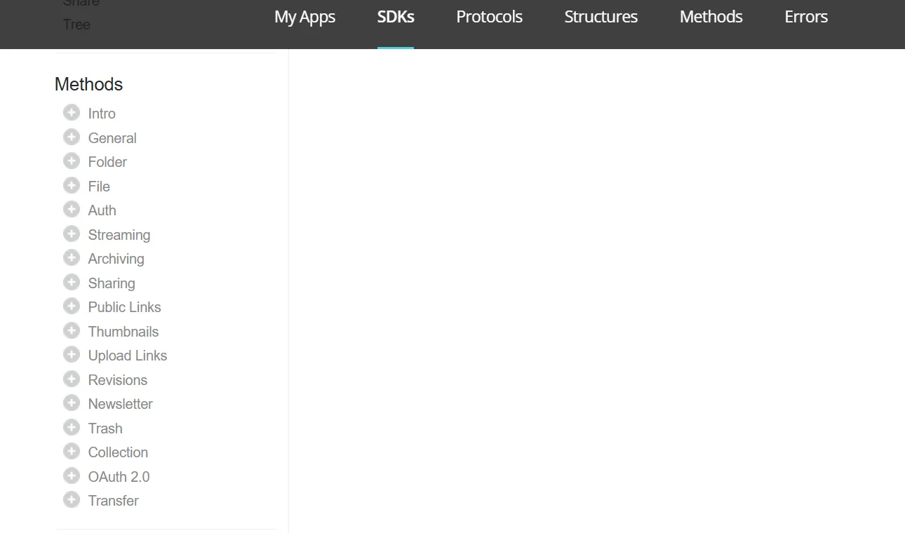 무료 20GB 클라우드 pCloud API