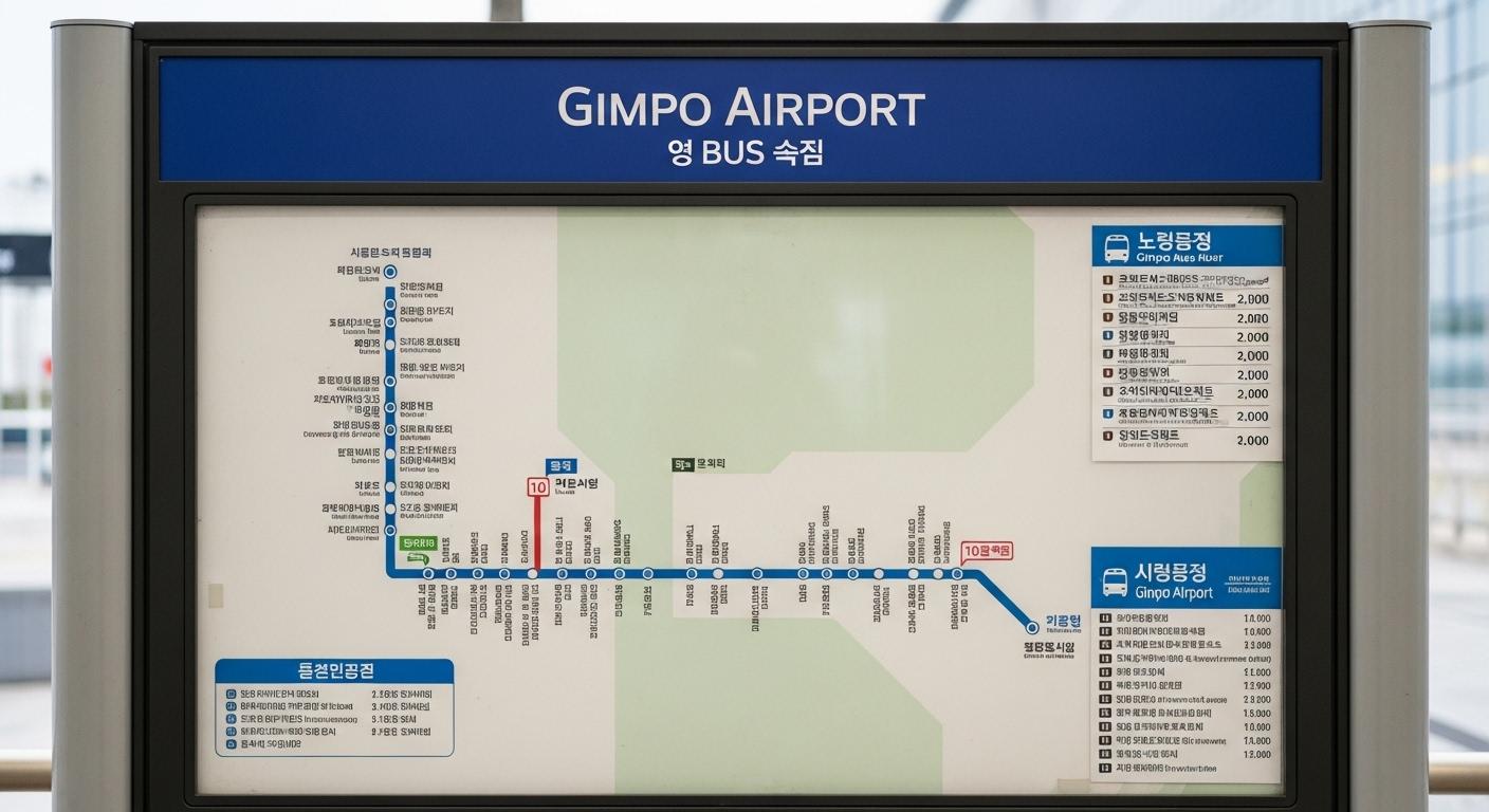 김포공항 버스 노선도
