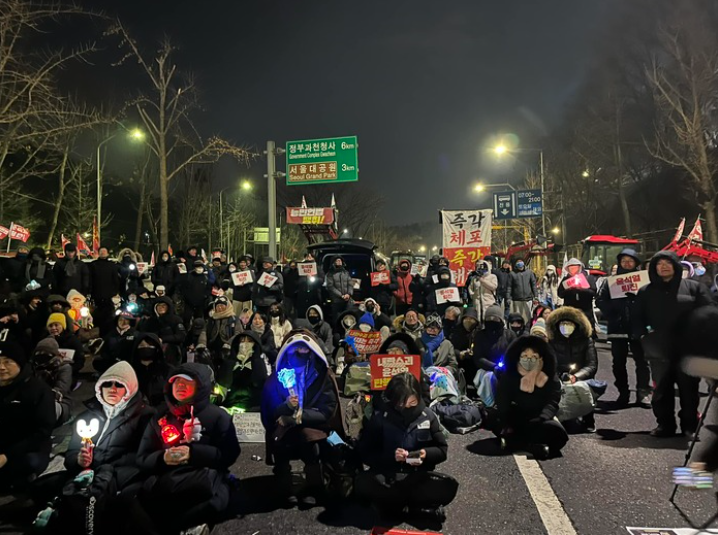 남태령 전봉준투쟁단 시위: 농민들의 권리를 위한 대규모 집회