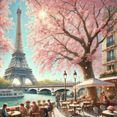 프랑스 벚꽃 여행 관련 사진