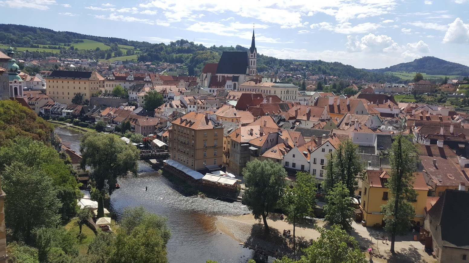 체코 체스키푸룸로프 전경 사진