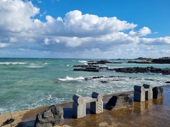 세화-해수욕장-도착-바다뷰-주차후