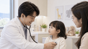 아이 발열 호흡 상태 확인