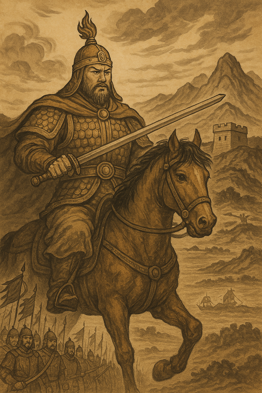 광개토대왕의 정복 관련 이미지