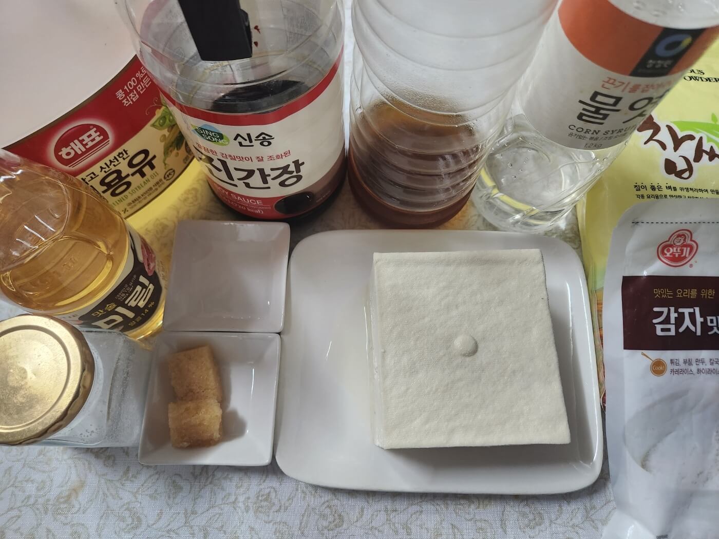 두부조림 레시피 간장 두부조림 양념장 만들기