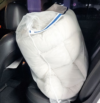 세탁물차량뒷자리