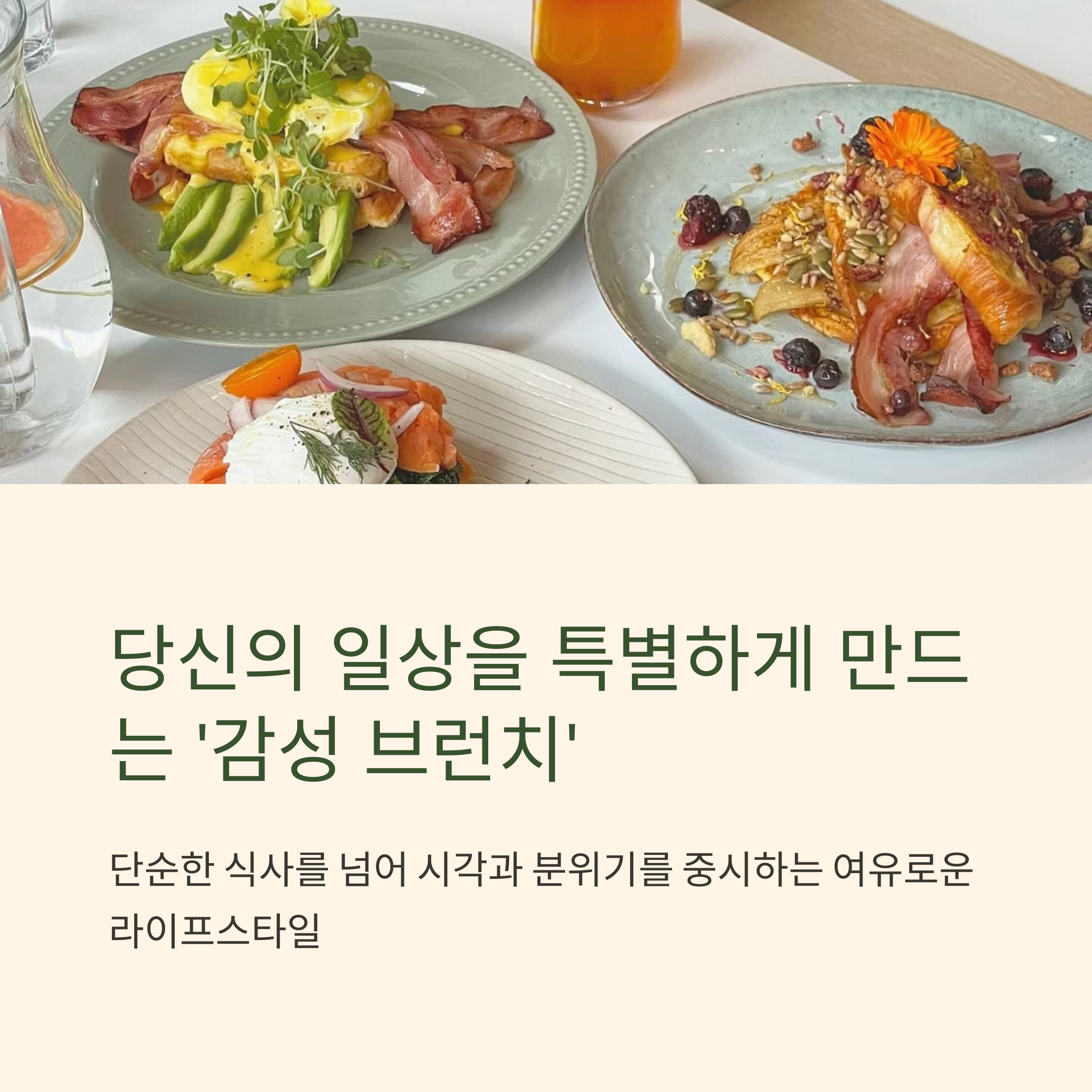 집에서 감성 브런치 즐기기 관련 사진