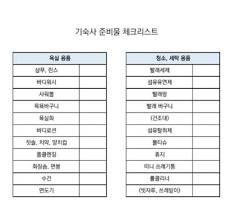 대학교 기숙사 필수 준비물 20가지