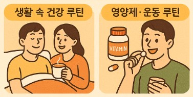 남편 건강관리 아내의 비밀 루틴 사진