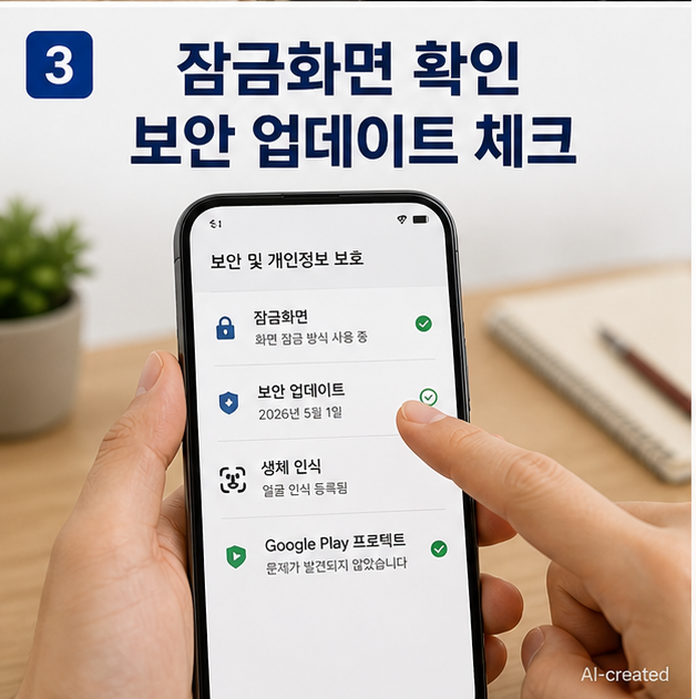 토스 페이스페이 정상 상태와 위험 상태를 비교하는 기준 이미지
