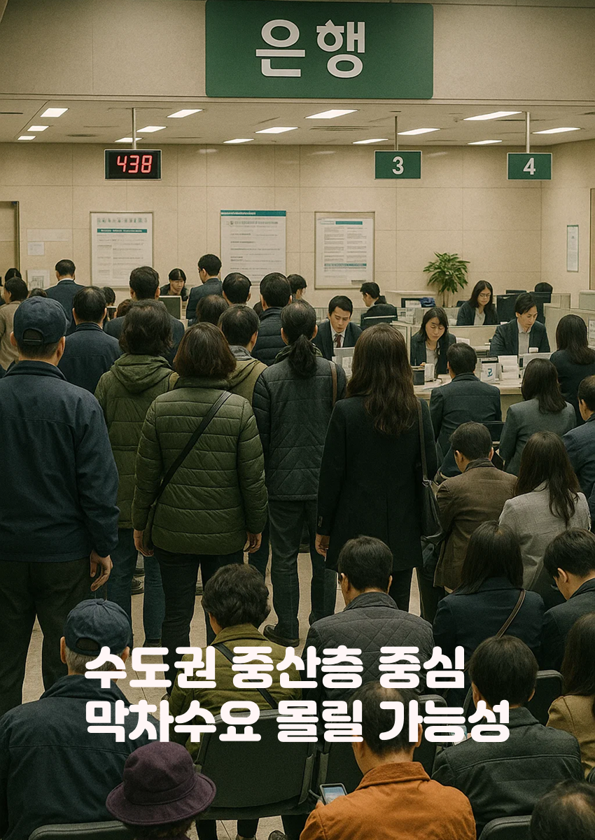 막차수요몰릴가능성