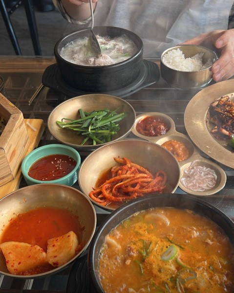 석촌호수 청와옥 메뉴 이미지