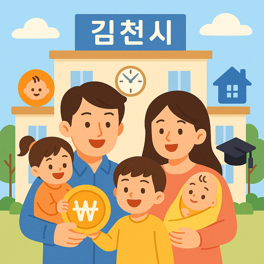 경상북도 김천시 2025년 지원금 총정리 출산장려금부터 신혼부부 대출이자까지 신청방법 안내