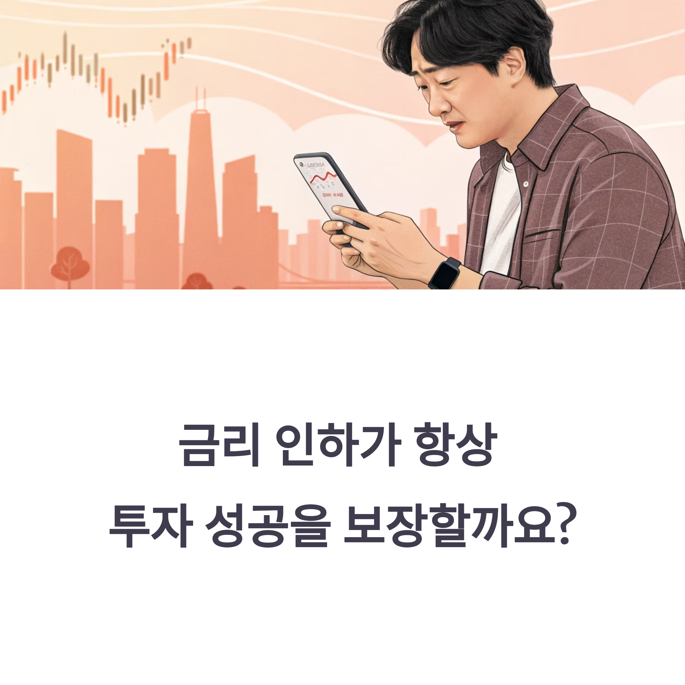 금리 인하 기대감만 믿고 투자할 때 생기는 4가지 리스크