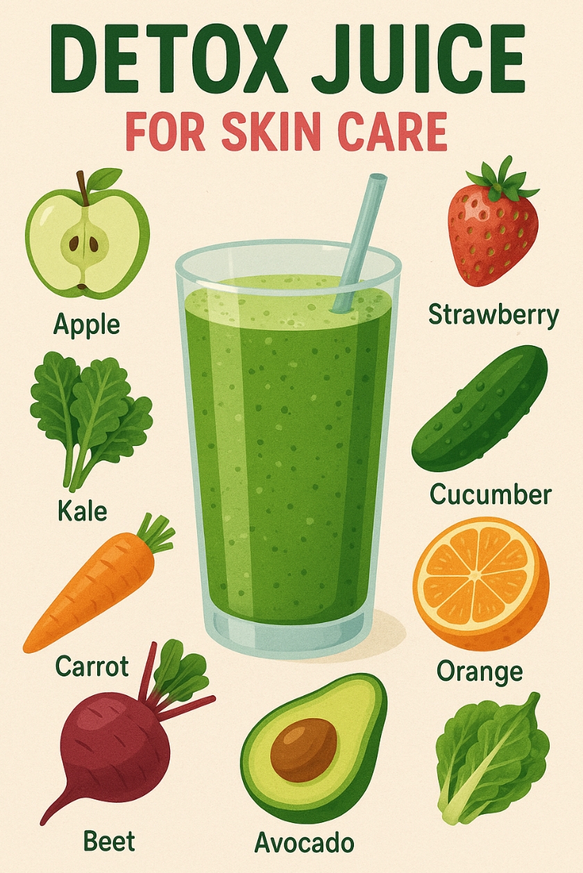 피부 미용을 위한 해독주스