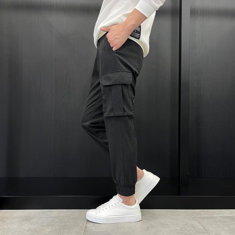 지오송지오 22F/W Cargo Jogger Pants Charcoal Gray 바지 ZE5PT510A
