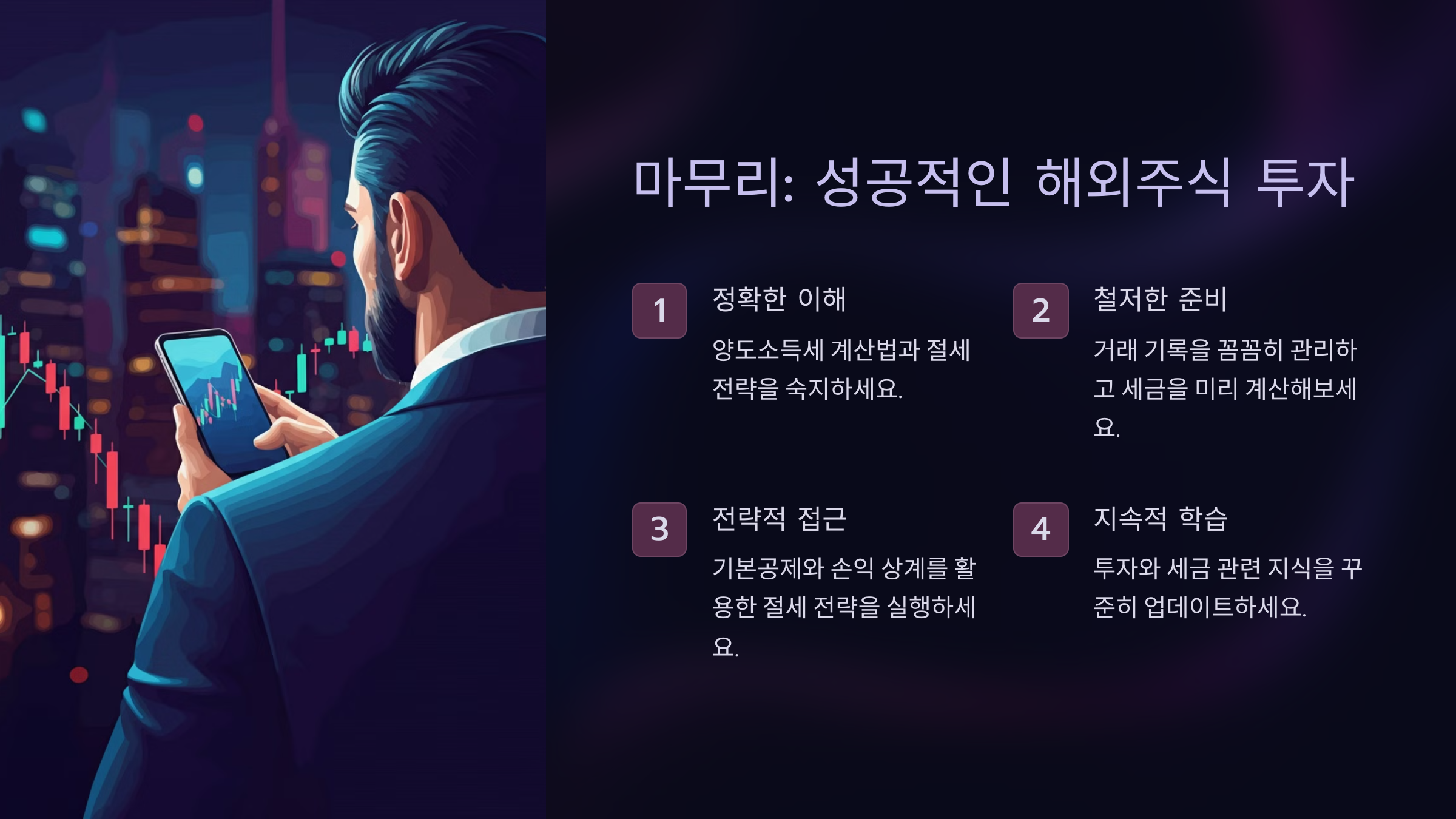 마무리: 성공적인 해외주식 투자