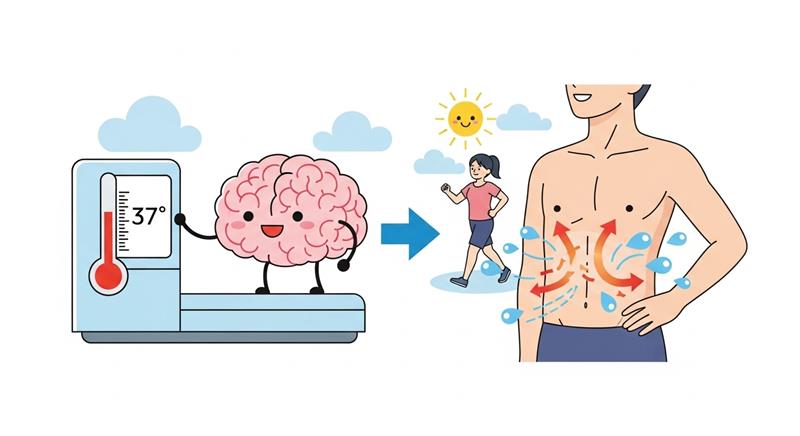 땀은 왜 날까? 우리 몸의 체온 조절 시스템