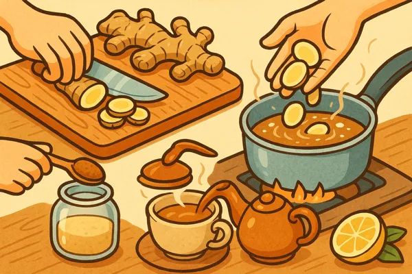 생강차 만들기1