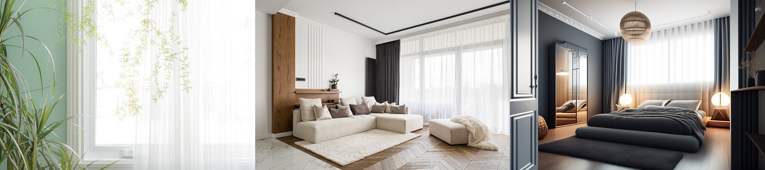 화이트커튼사진