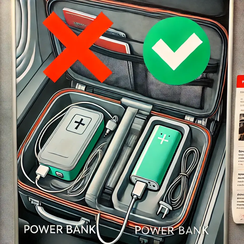 3월부터 보조배터리 기내 선반 보관 금지