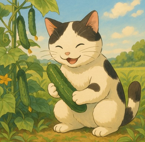 고양이 오이 먹어도 문제 없을까? 급여 요령과 체크포인트