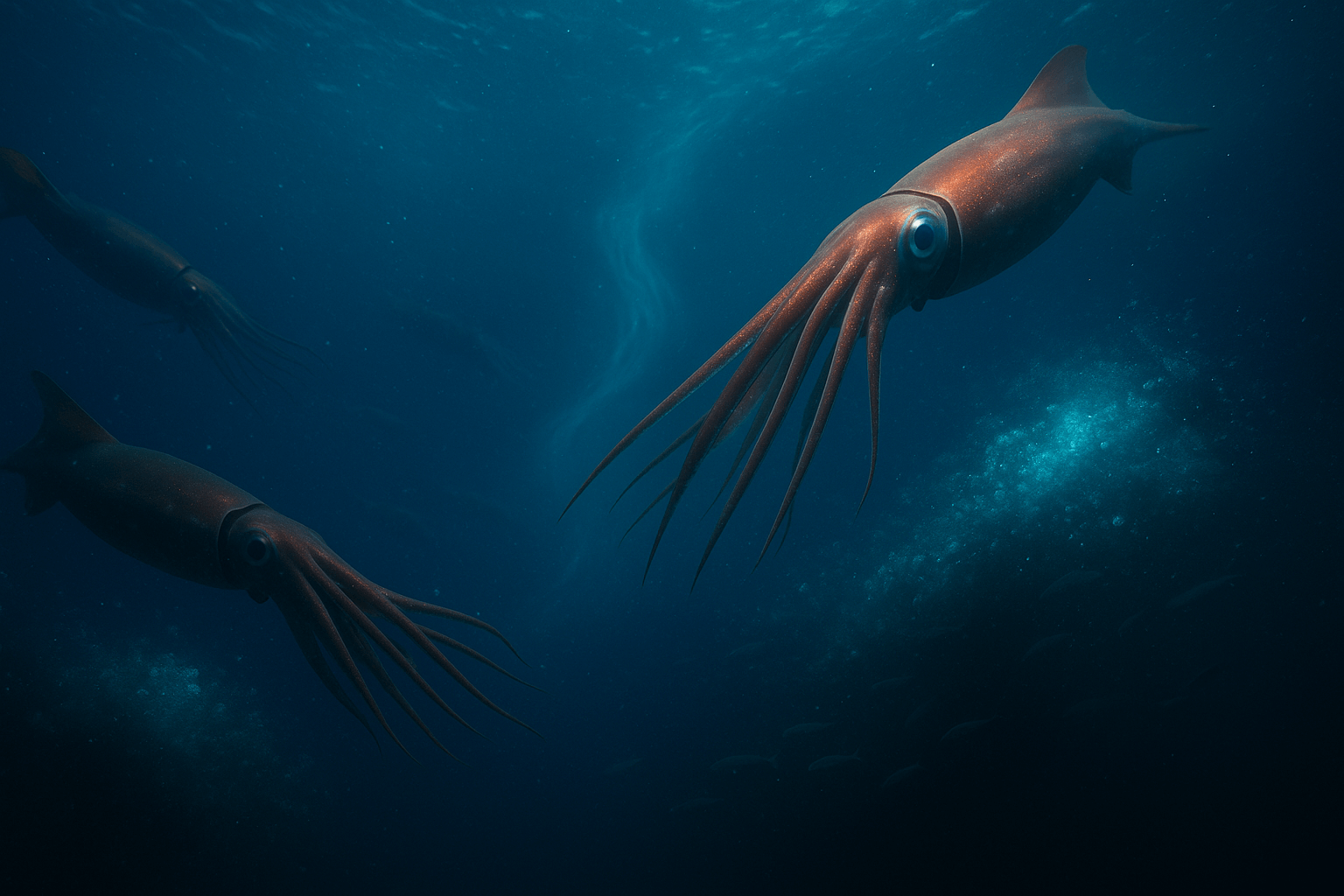 페루 해역의 대왕오징어 (환경 변화와 영향)