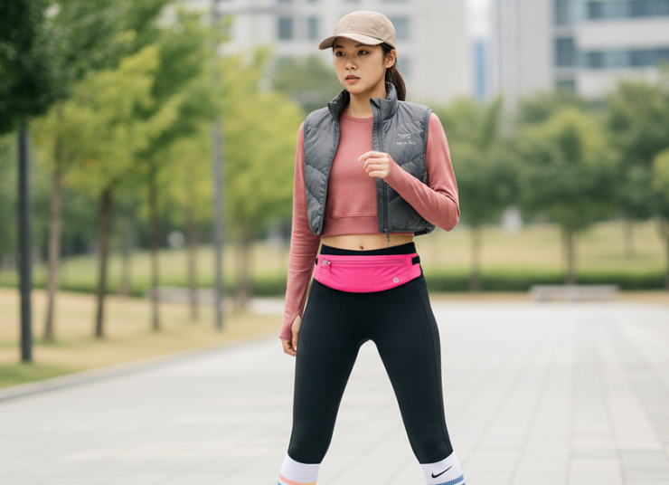 룰루레몬 러닝 벨트와 온 러닝 액세서리