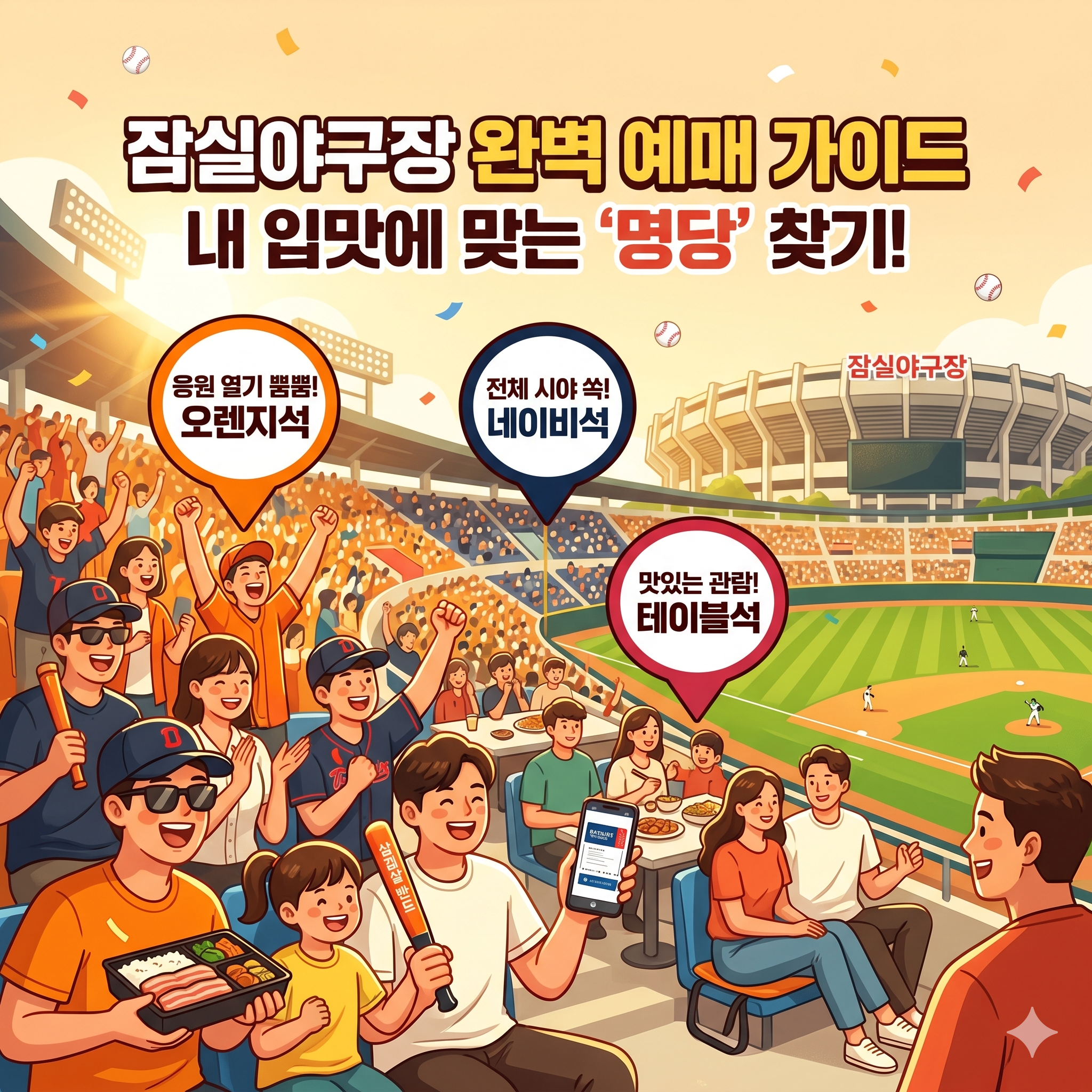 잠실야구장 좌석배치도 및 명당 추천: 완벽한 관람을 위한 가이드