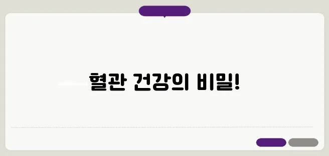 혈관청소에 좋은 음식 한번 정확하게 알아보도록 하죠