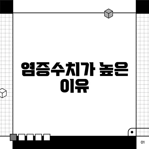 염증수치가 높은 이유
