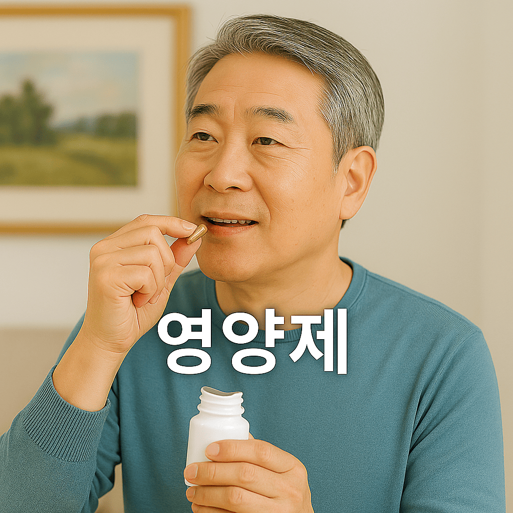 중년 남성을 위한 피부 영양제 &amp; 콜라겐