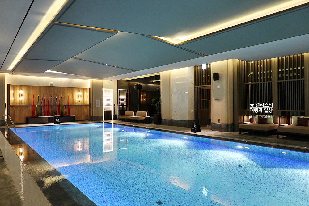 페어몬트 앰배서더 서울 후기, 더 아트리움 라운지, 수영장 후기