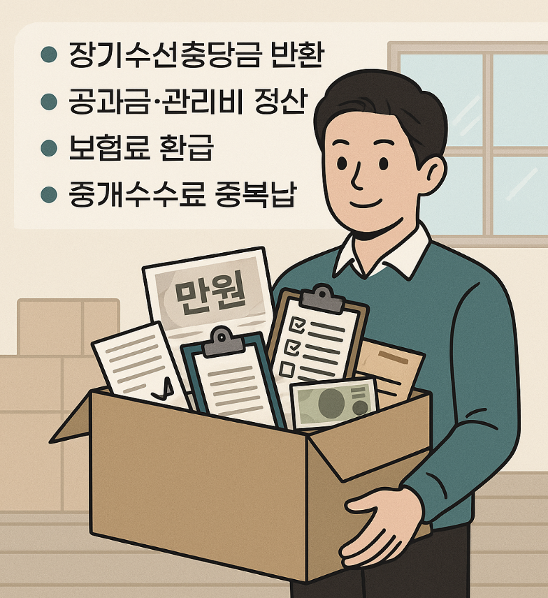 전세 세입자 이사할 때, 돌려받을 돈 다 챙기셨나요?